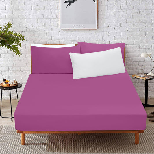 Purple Fitted Sheet | Soft Brushed Microfiber