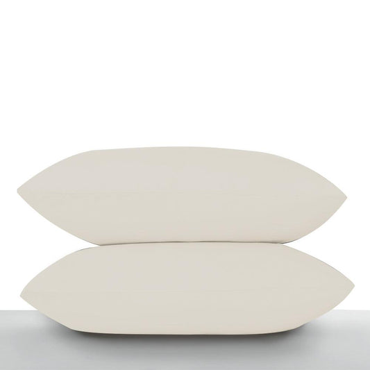 Pillowcases | Cream Pillow Case Pair | Soft Brushed Microfiber | West Midlands Homeware
