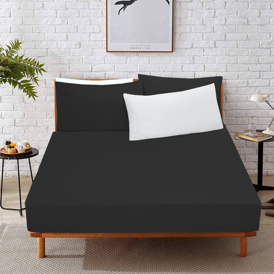 Black Fitted Sheet